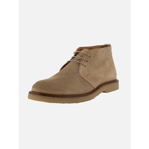 NEW SHOE THE BEAR men\'s kip chukka desert boots in sand main image 4